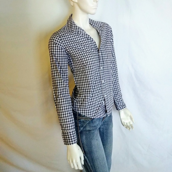 Frank & Eileen Barry Gingham Button Down Shirt - Picture 2 of 8
